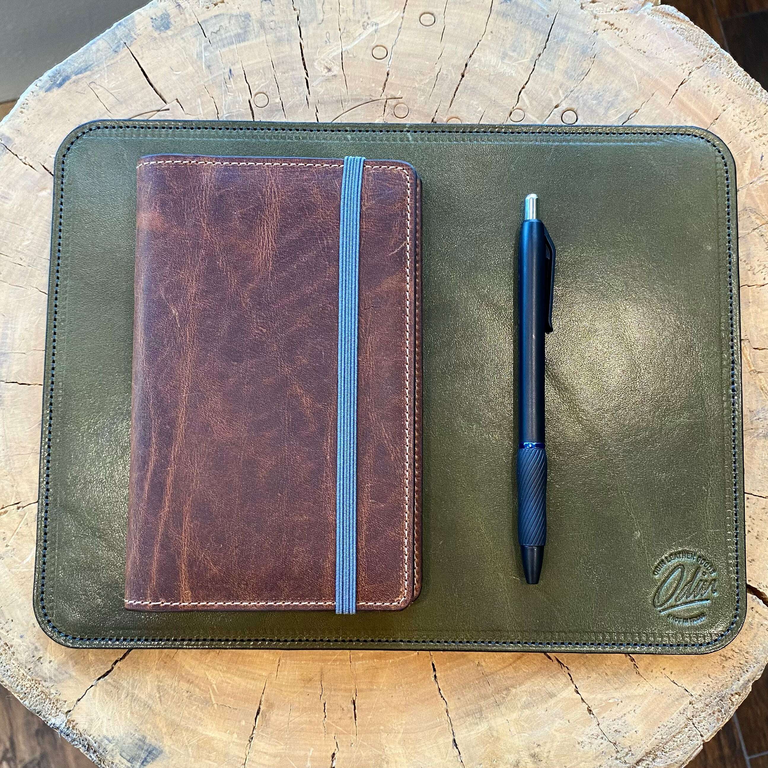 Leather Pocket Journal w/ Hardback Journal