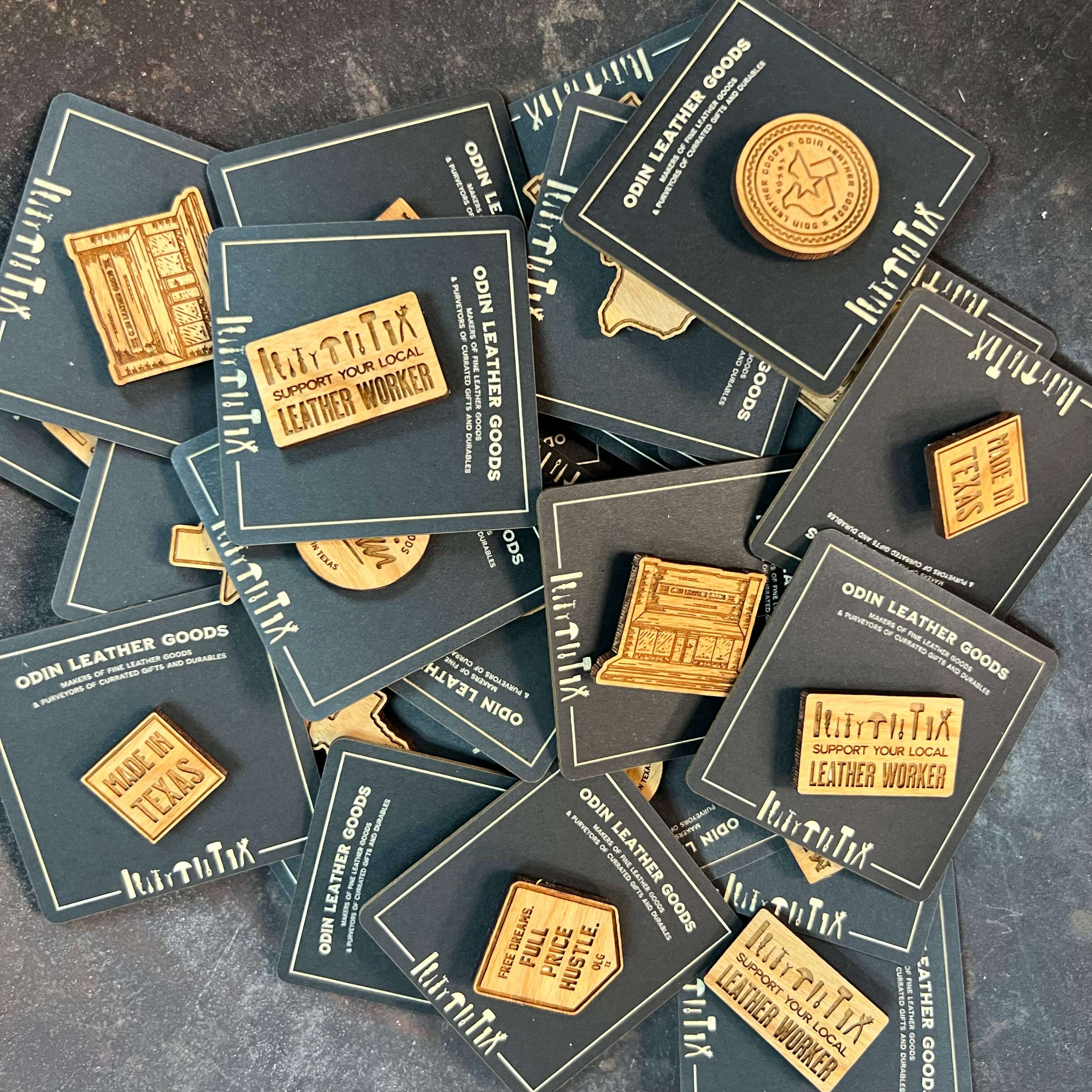 OLG Wooden Lapel Pins