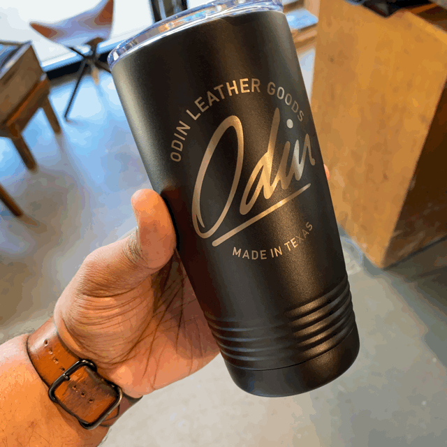 Tumbler: Odin Leather Goods Logo (20oz)