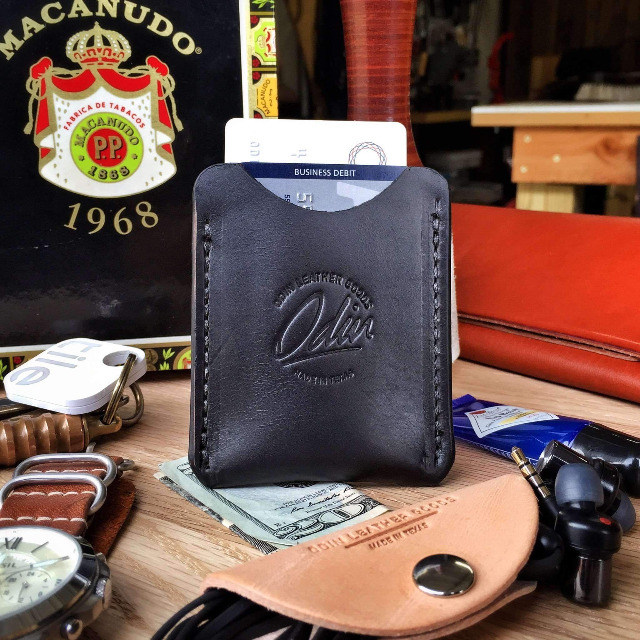 Elon Card Slip Wallet - Odin Leather Goods