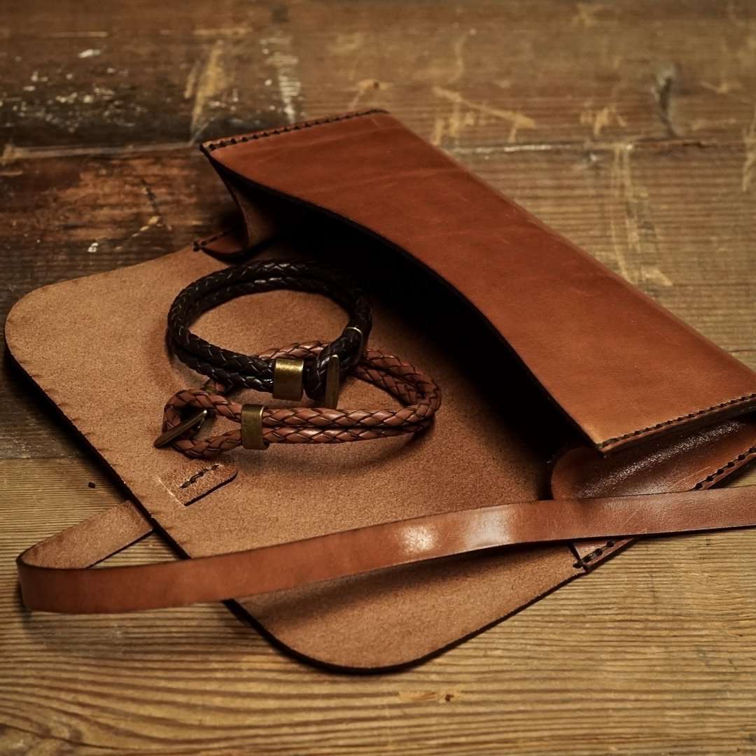 Long Road Wrap Clutch - Odin Leather Goods