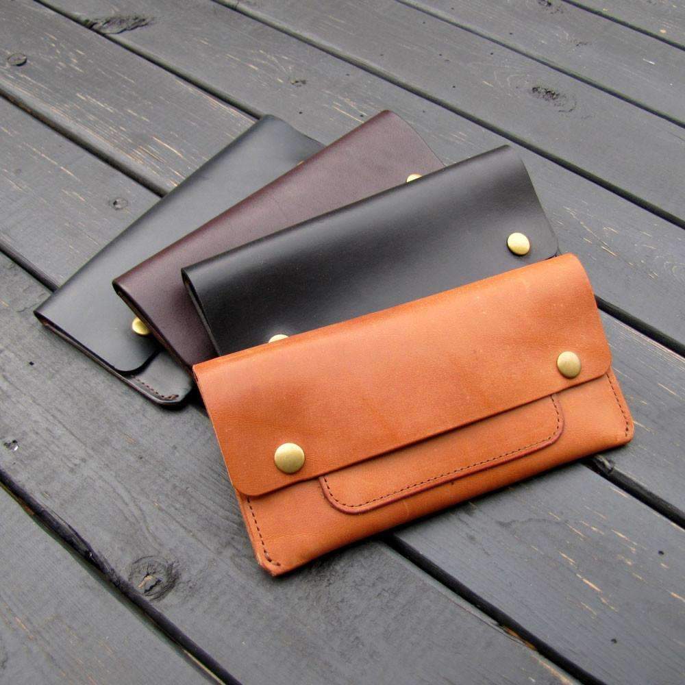 OLG Simple Trucker Wallet - Odin Leather Goods