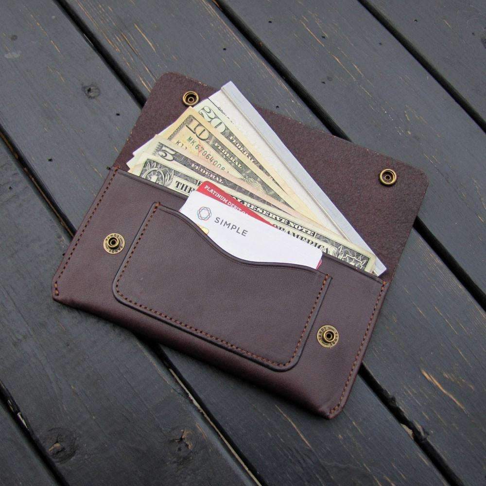 OLG Simple Trucker Wallet - Odin Leather Goods