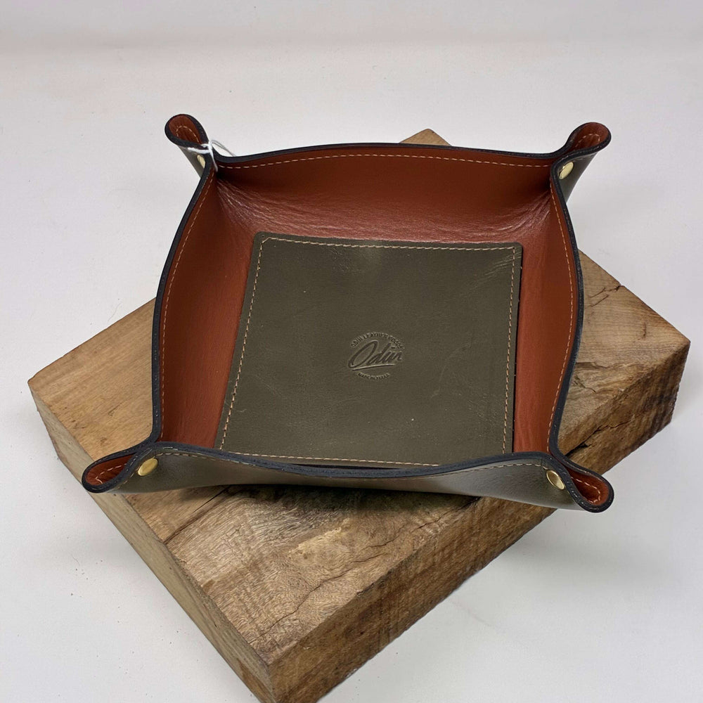 Deluxe Leather Valet Tray – Small | Handmade in Texas
