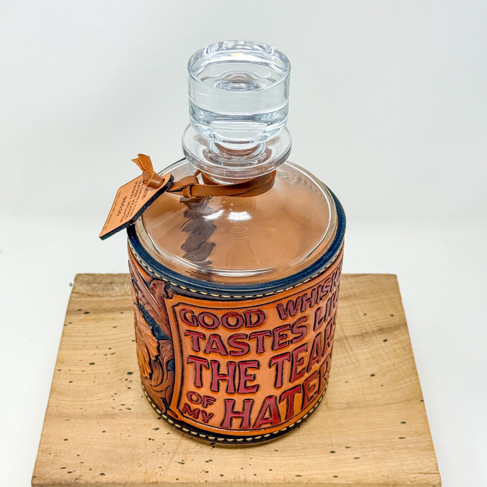 Decanter w/ Tooled Wrap No. 101