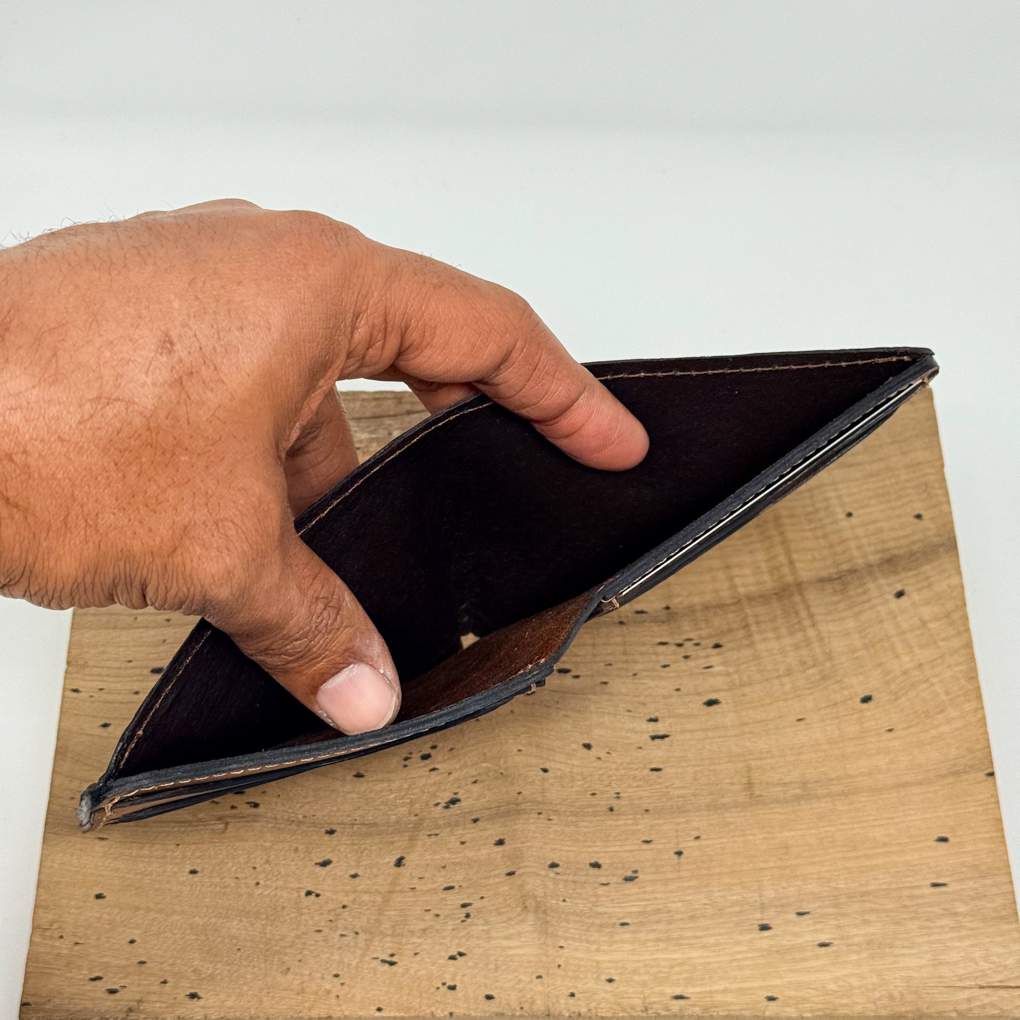 Ostrich Classic Bifold - Tan Quill