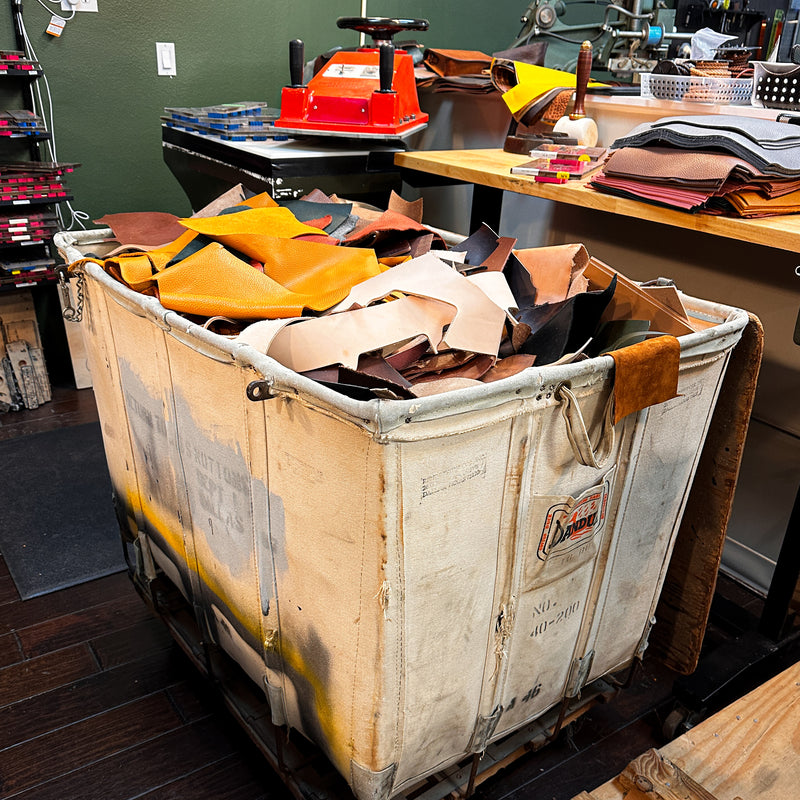 Box of Leather Scraps (~30lbs)