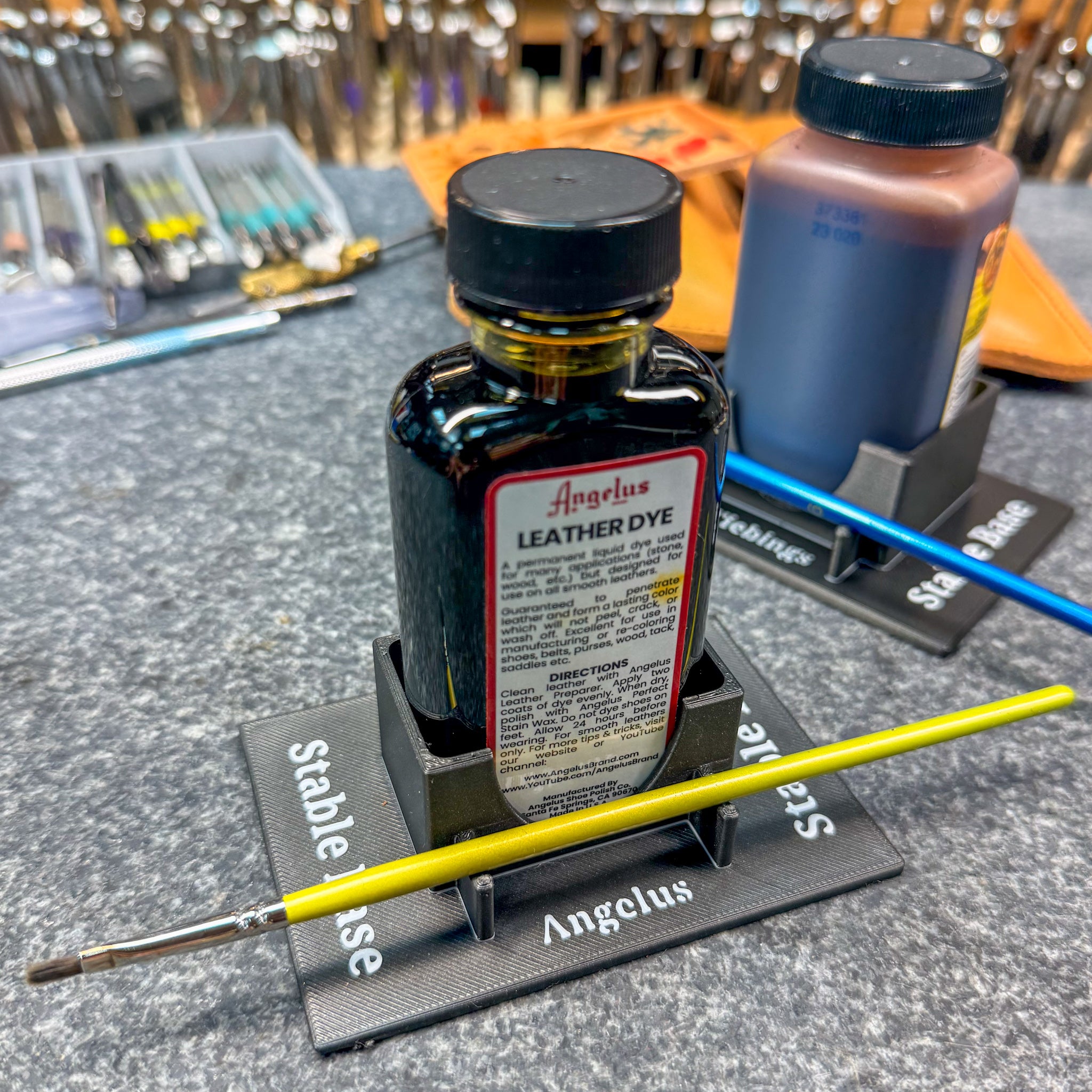 Leather Dye Bottle Support/Holder