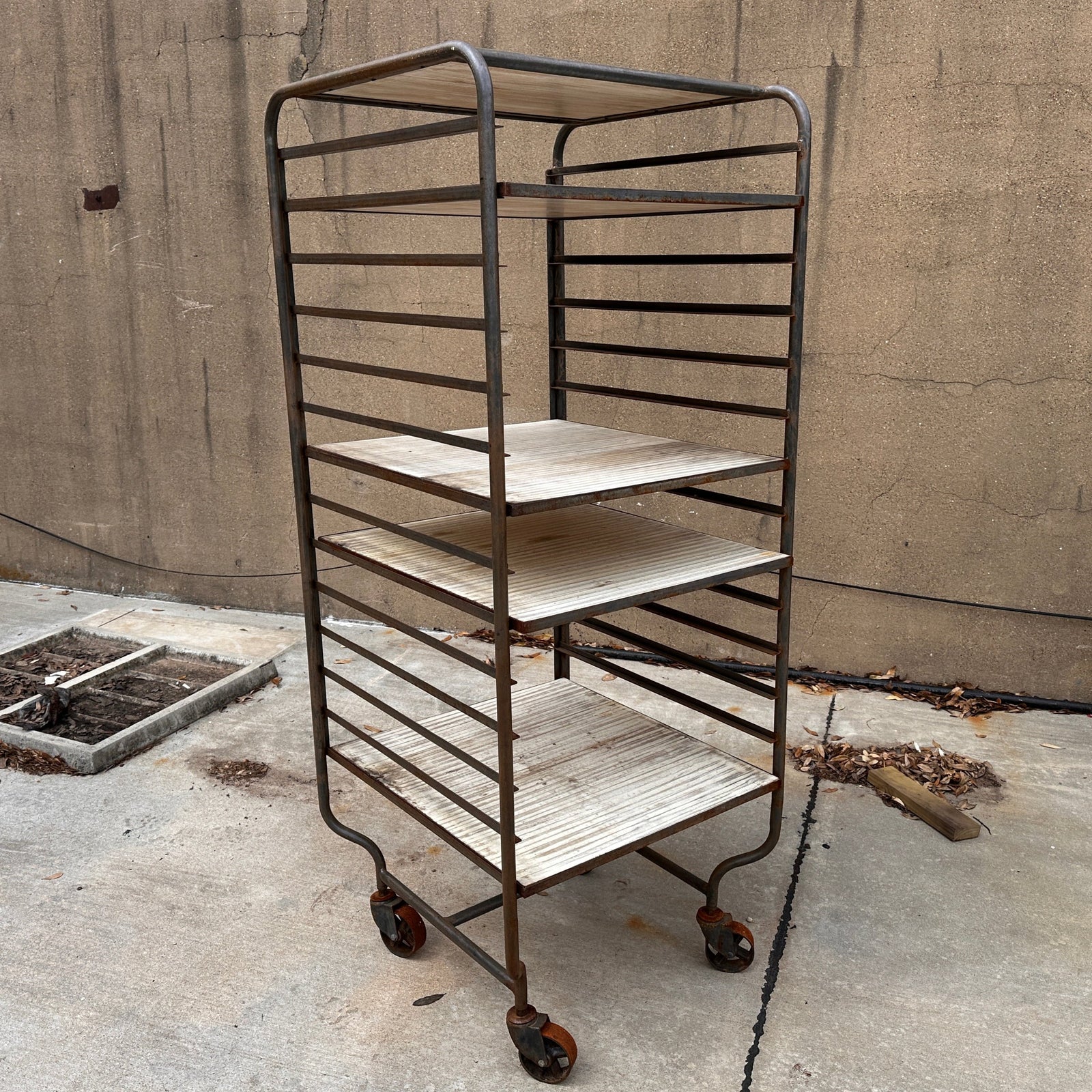 Vintage bakers rack discount