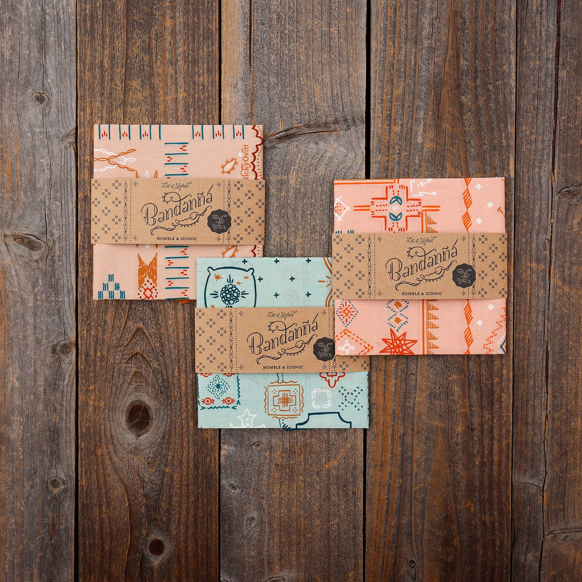 Taos Southwestern Bandana Scarf (24-inch / Cotton)