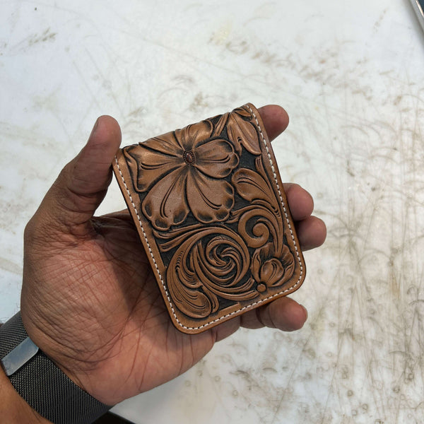 James Wallet - Hand Tooled