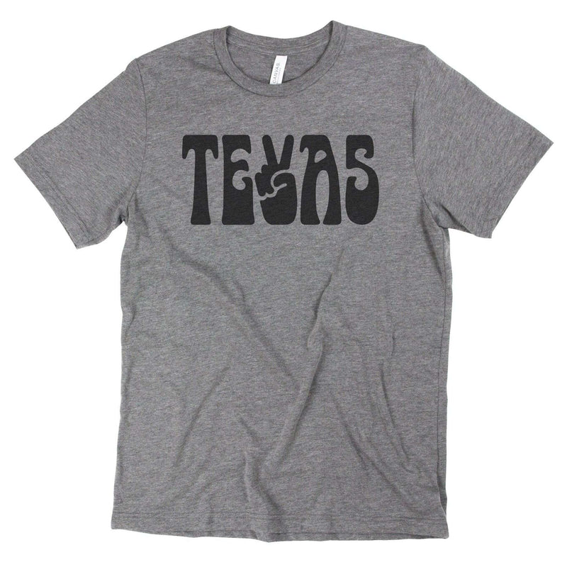 T-Shirt - Peace Texas Grey