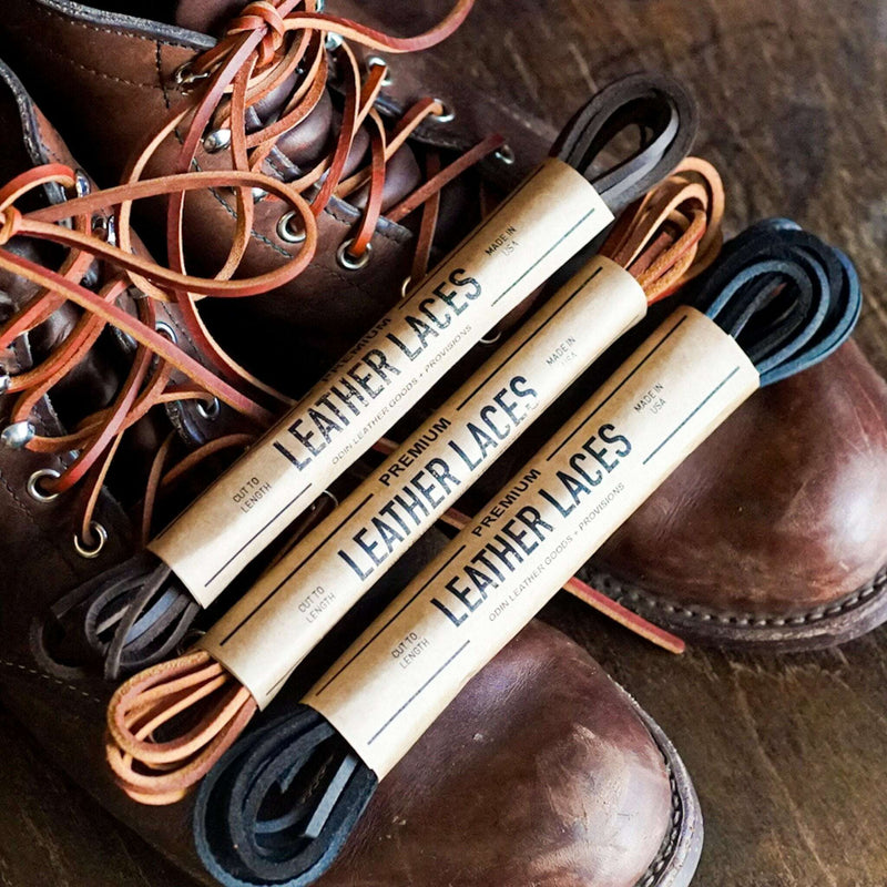 New Arrival - Leather laces, Custom Leather laces Manufacturing