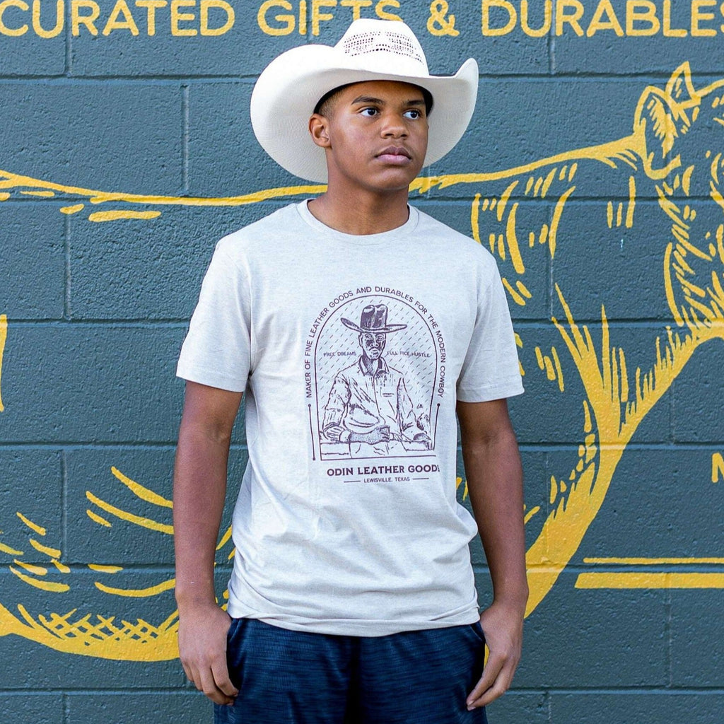 T-Shirt: Olg Stoic Cowboy S / Cream