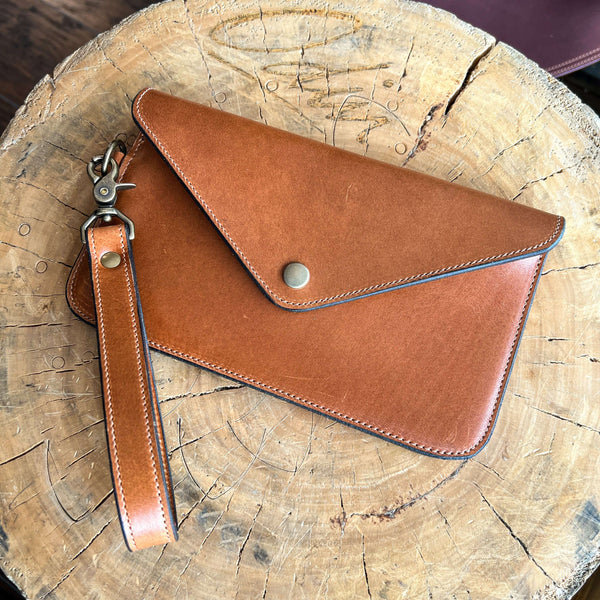 Small Brown Leather Womens Wallet Purse Handmade Clutch for Women –  igemstonejewelry
