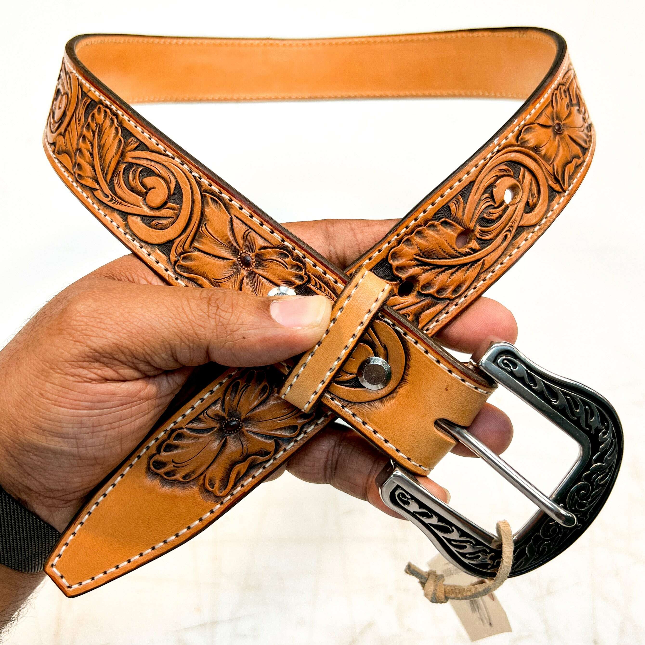 Hand Tooled Belt