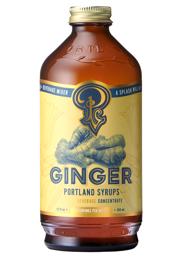 Authentic Ginger Syrup + Beverage Mixer