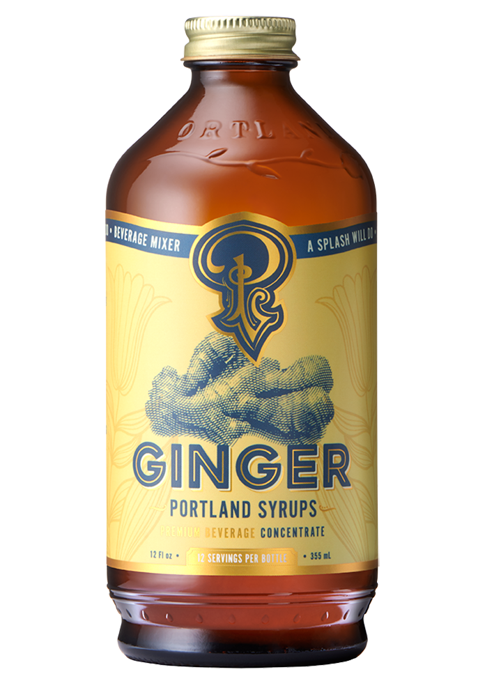 Authentic Ginger Syrup + Beverage Mixer