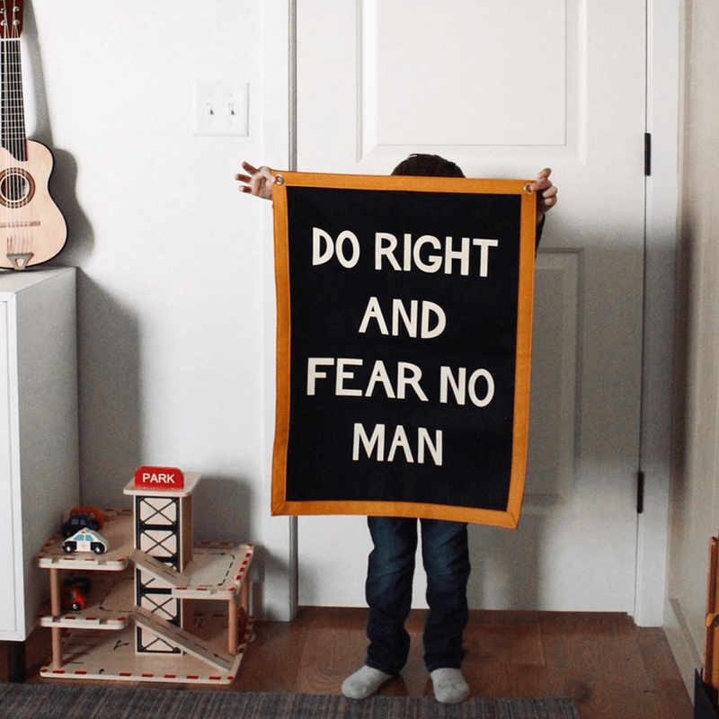 Camp Flag: Do Right And Fear No Man