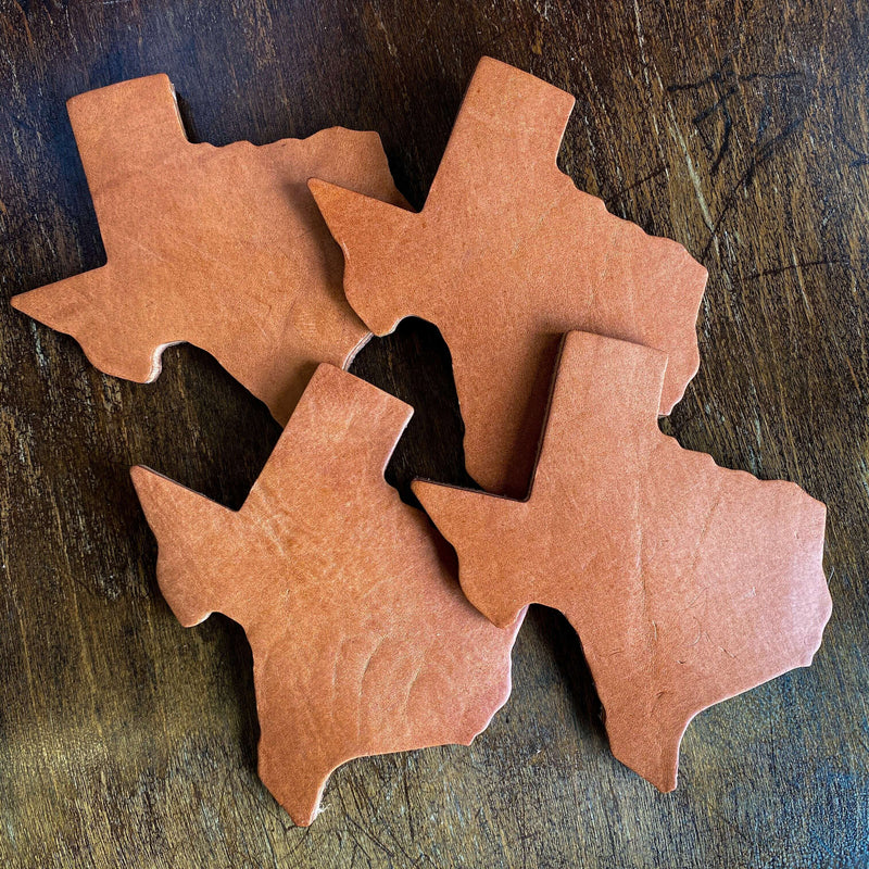 Texas Shaped Coasters (Set of 4)