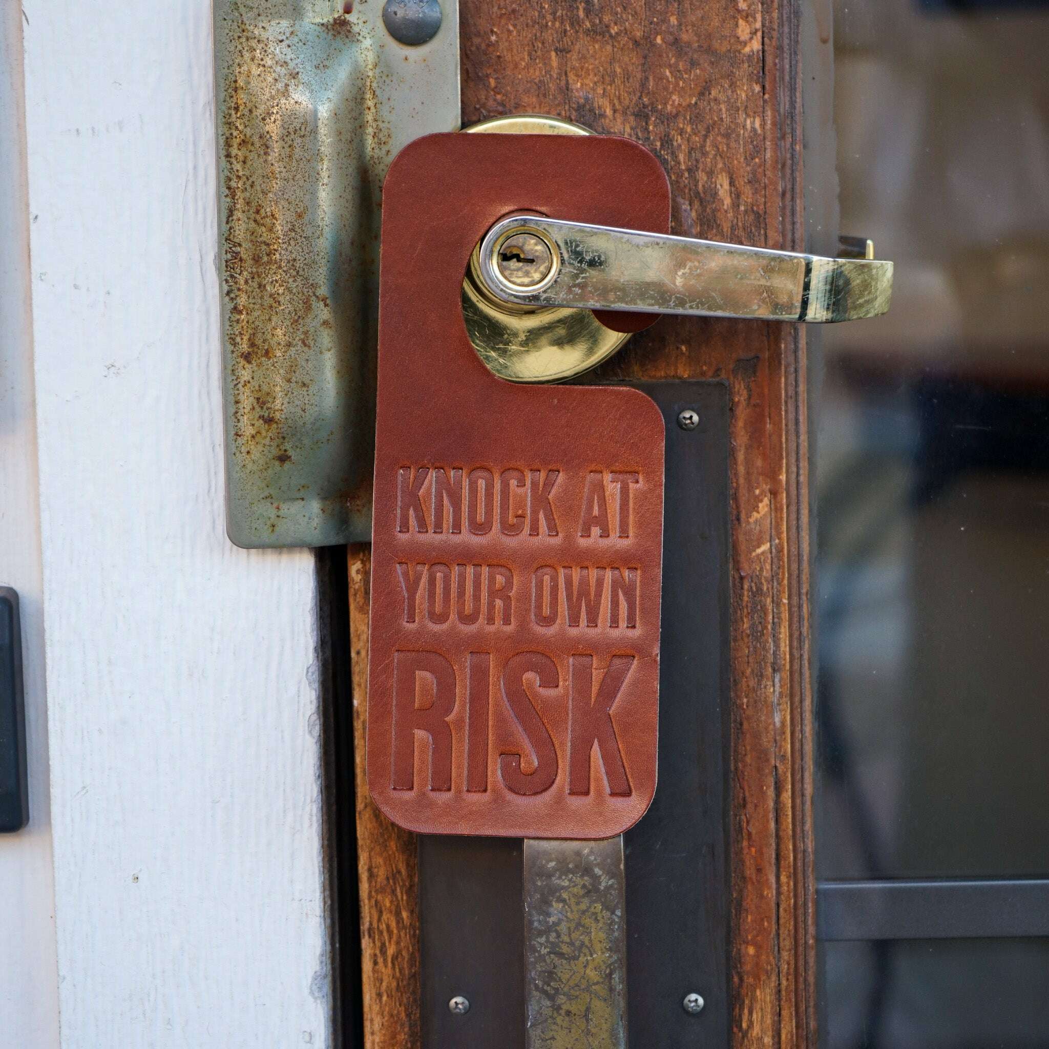 Door Hanger - Knock at Your Own Risk