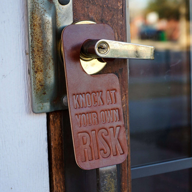 Door Hanger - Knock at Your Own Risk