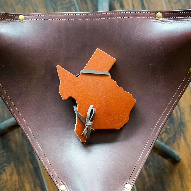 Cowhide Leather Texas Map Coasters With Lacing Cup Holder Stand Room Decor  – Western Leather Shop