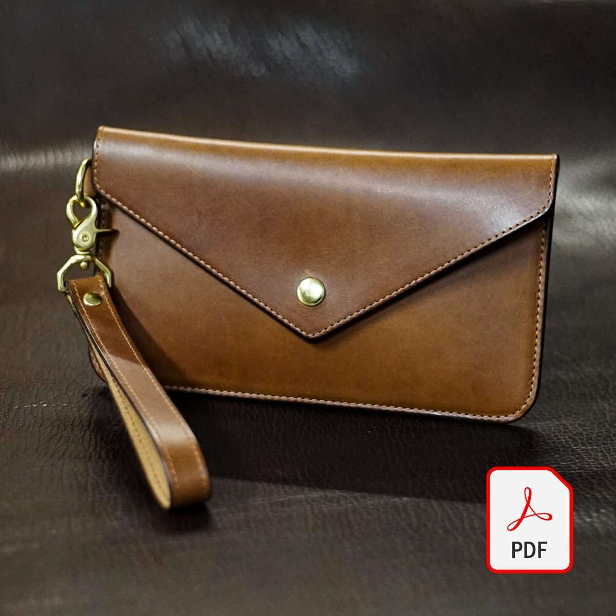 Clutch w/ Wristlet Pattern (Printable PDF)