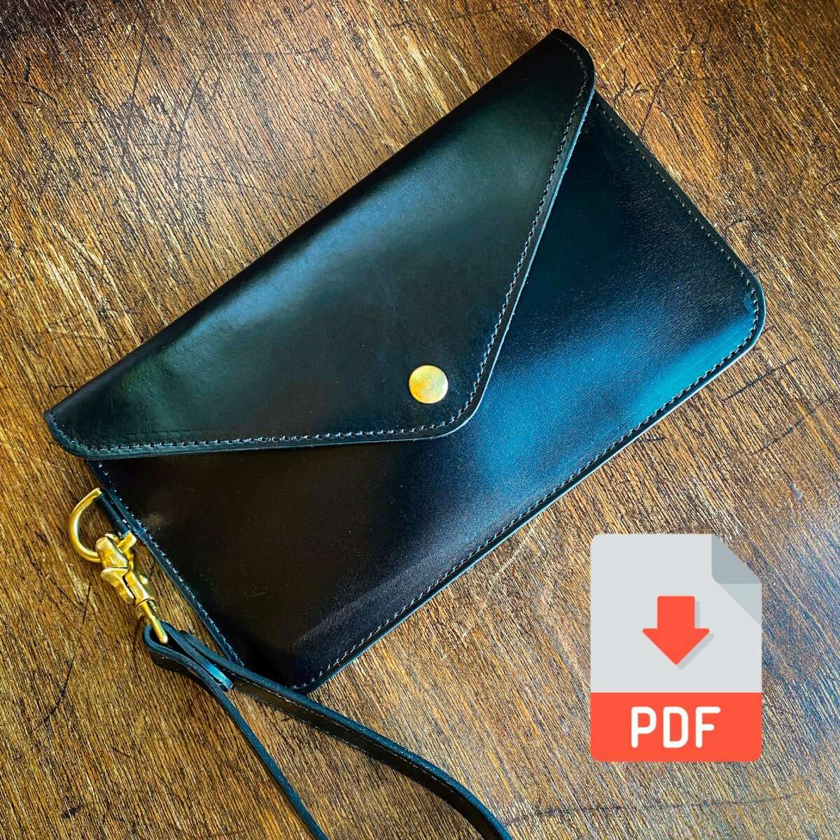 Clutch w/ Wristlet Pattern (Printable PDF)