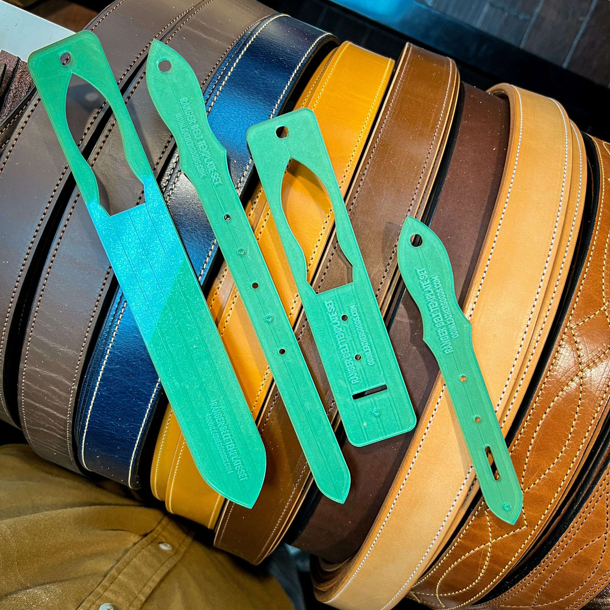 Ranger Belt Set - Acrylic Template: Leathercraft by Odin Leather Goods