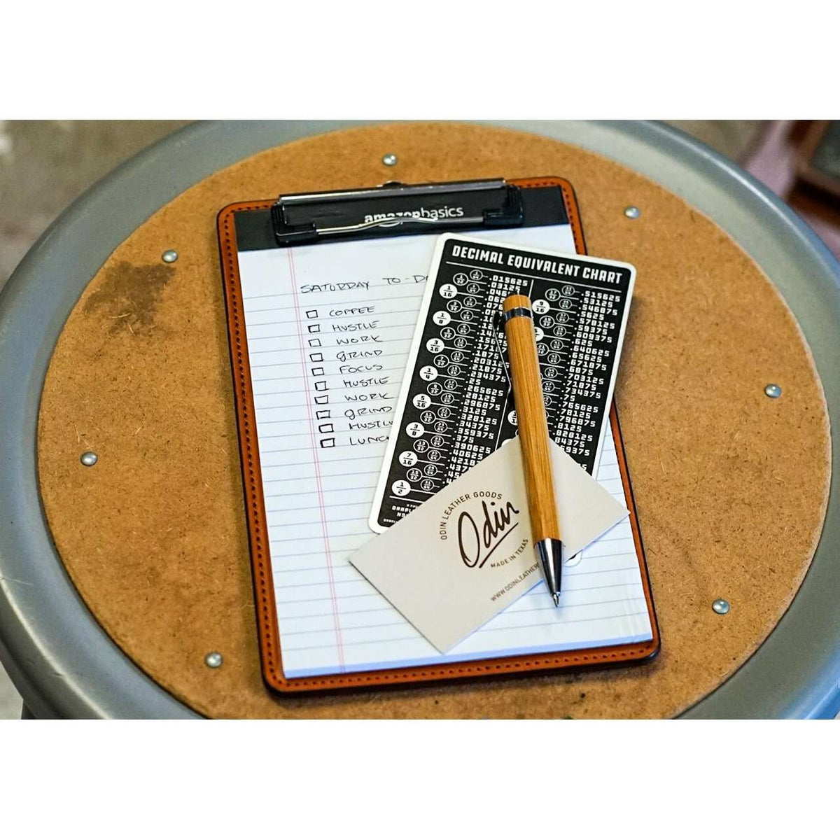Elm Fork Clipboard (5" x 8" Notepad): Writing by Odin Leather Goods