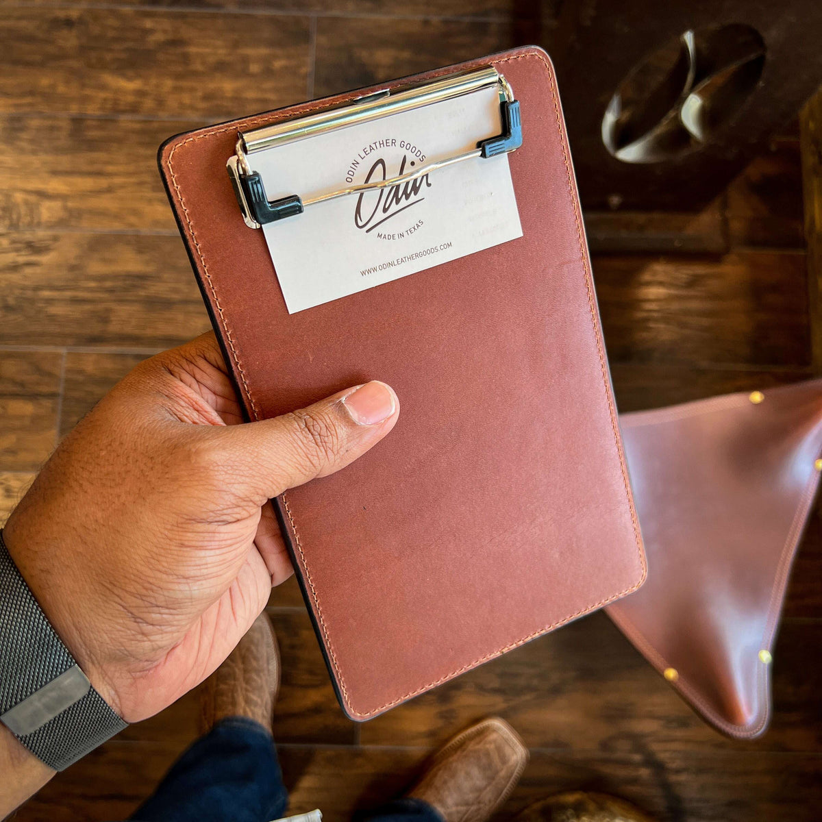 Elm Fork Clipboard (5" x 8" Notepad): Writing by Odin Leather Goods