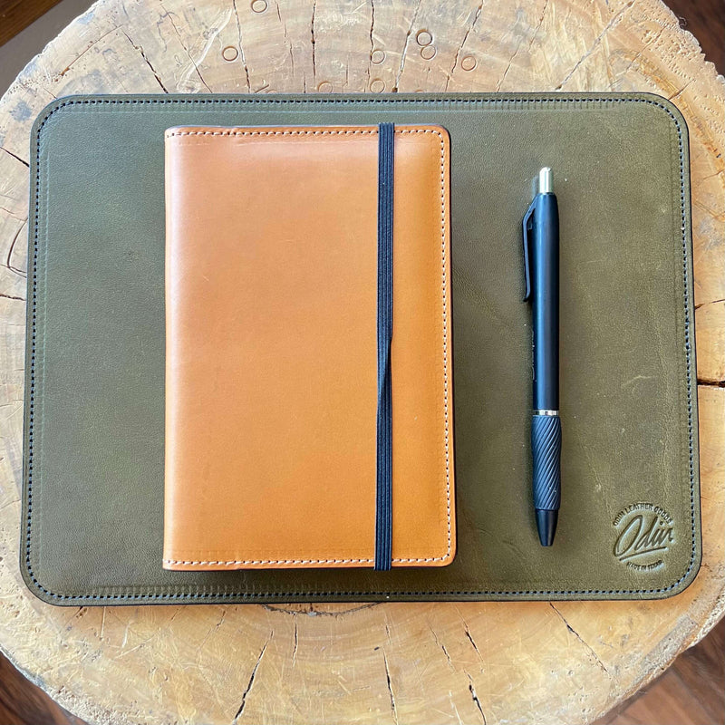 Leather Pocket Journal w/ Hardback Journal