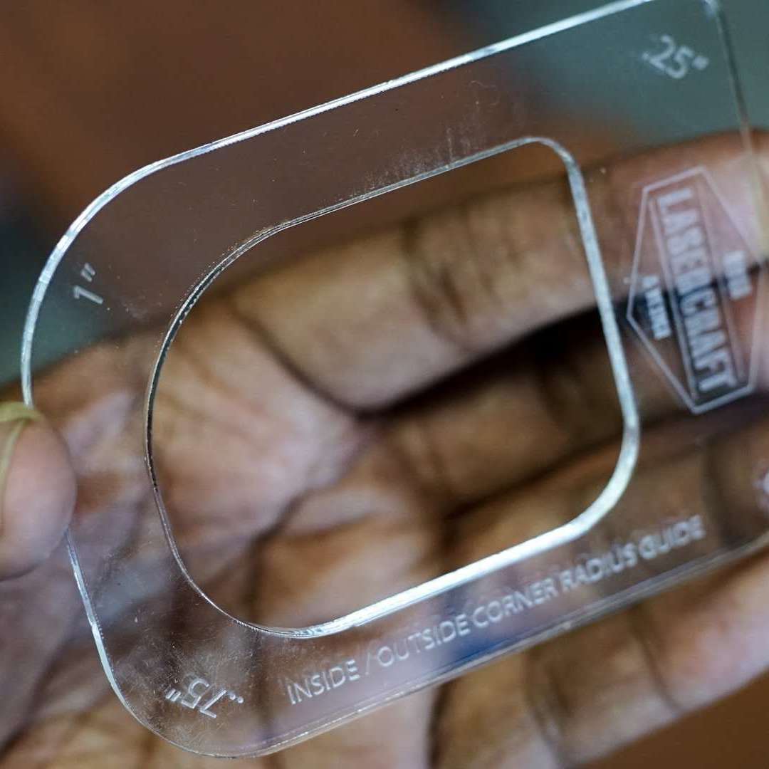 Corner Radius Guide - Leathercraft Template – Odin Leather Goods