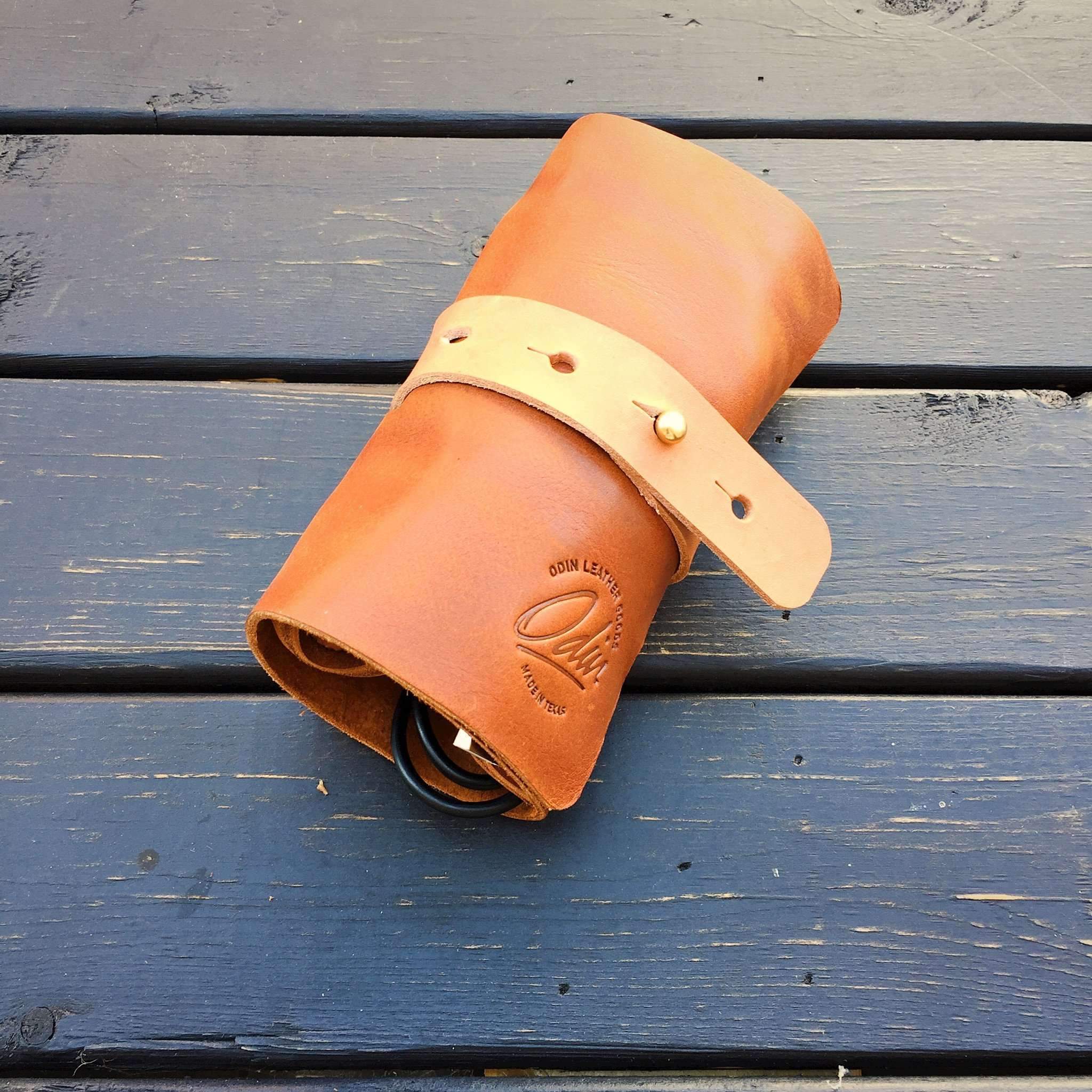 Charging Cable Tool Roll - Odin Leather Goods