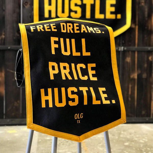Dreams & Hustle Championship Banner - Odin Leather Goods