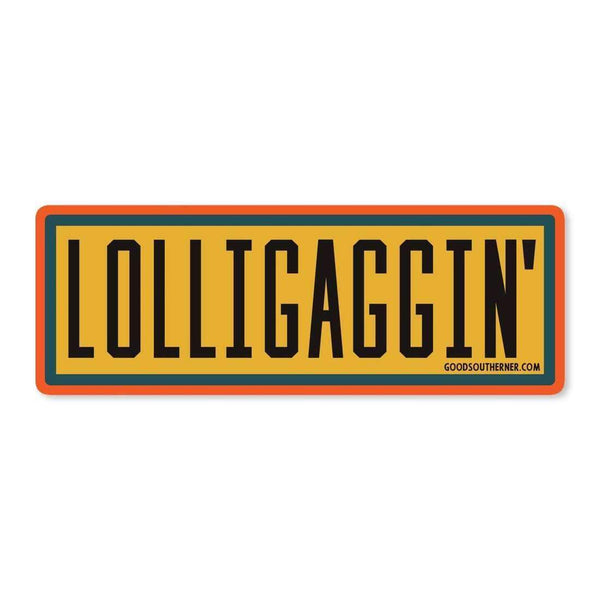 Sticker - Lolligaggin' - Odin Leather Goods