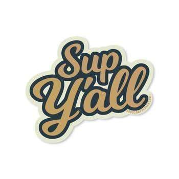 Sticker - Sup Y'all - Odin Leather Goods