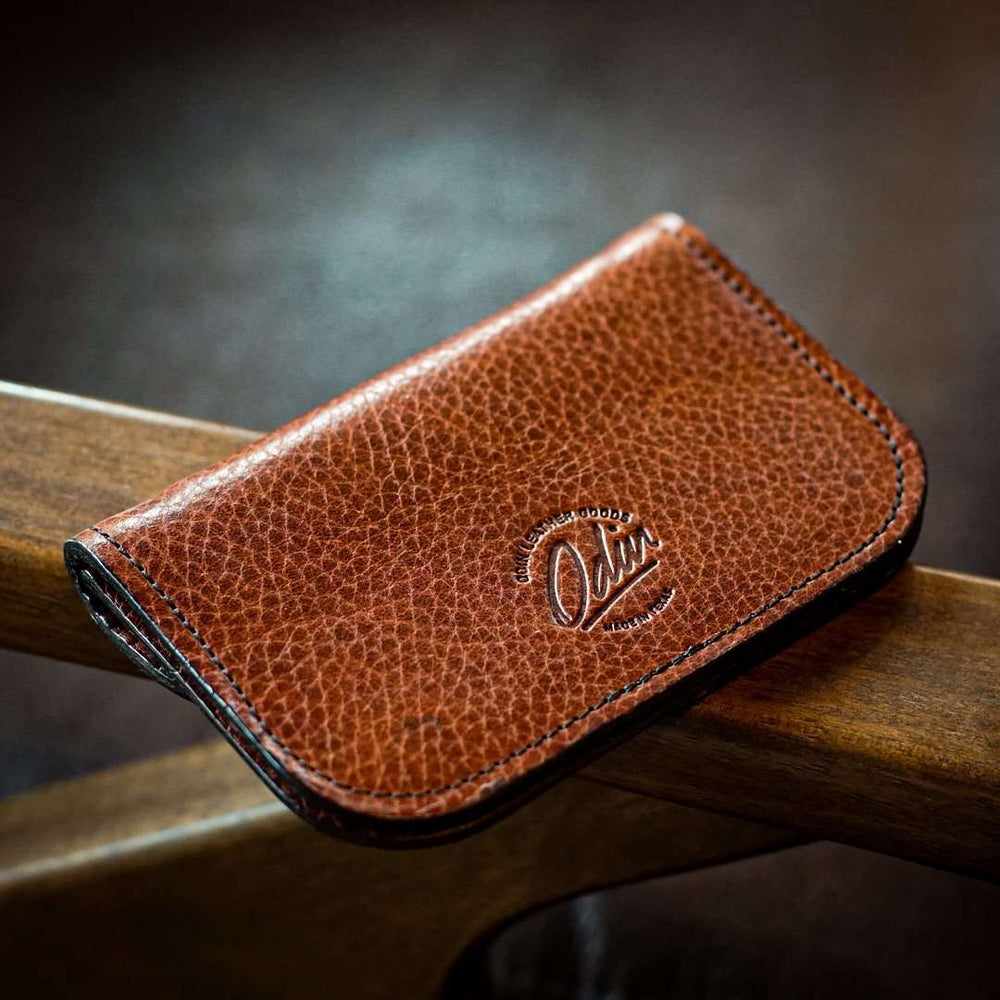 Mini-Trucker Wallet – Handmade Slim Leather Wallet | Odin Leather Goods