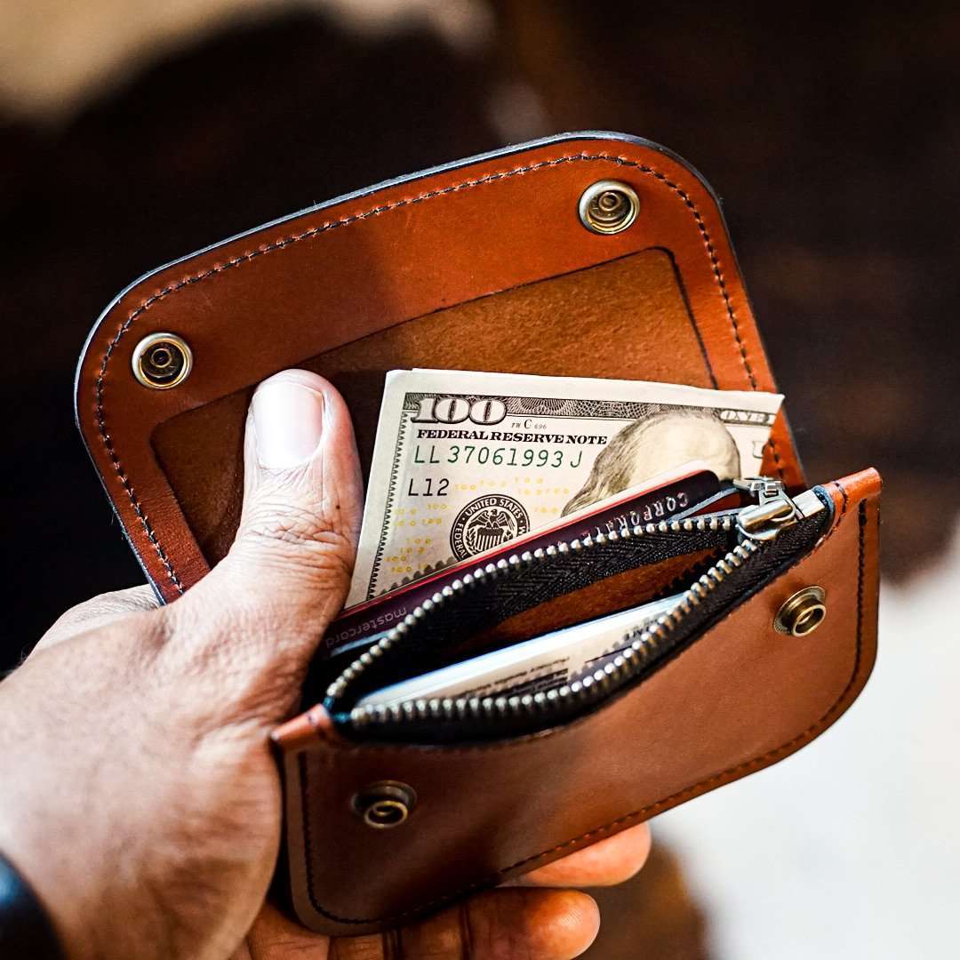 ◆VALLUAT◆ Odin mini walletBrown isbn-8 Mini-Trucker